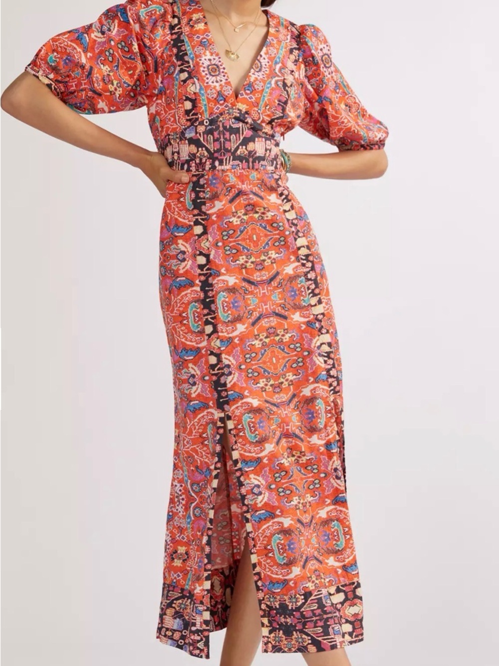 Floral maxi dress Anthropologie